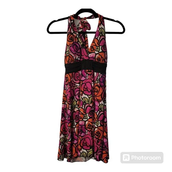 Speechless | Dresses | Speechless Rose Floral Print Halter Dress | Poshmark